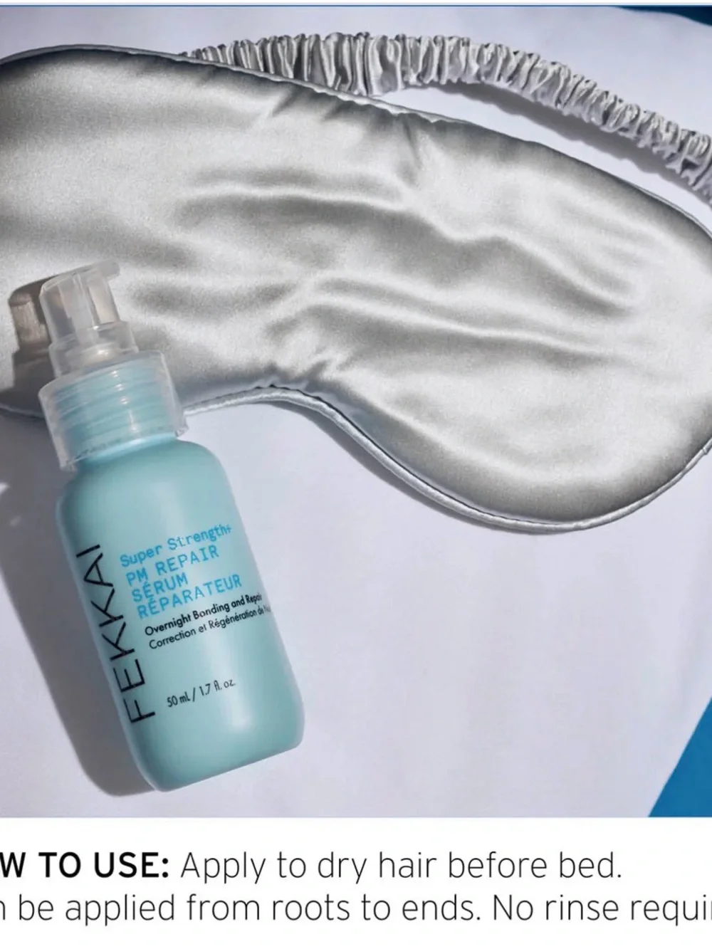 Fekkai Super Strength PM Repair Serum — Light Blue Overnight Hair Serum